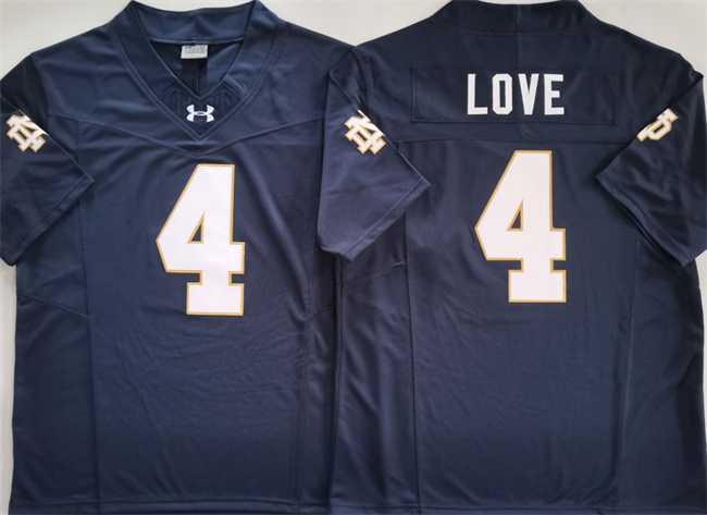 Men's Notre Dame Fighting Irish #4 Jeremiyah Love Navy 2025 F.U.S.E. Limited Stitched Jersey,We sell and wholesale Men's Notre Dame Fighting Irish #4 Jeremiyah Love Navy 2025 F.U.S.E. Limited Stitched Jersey on line form chian!